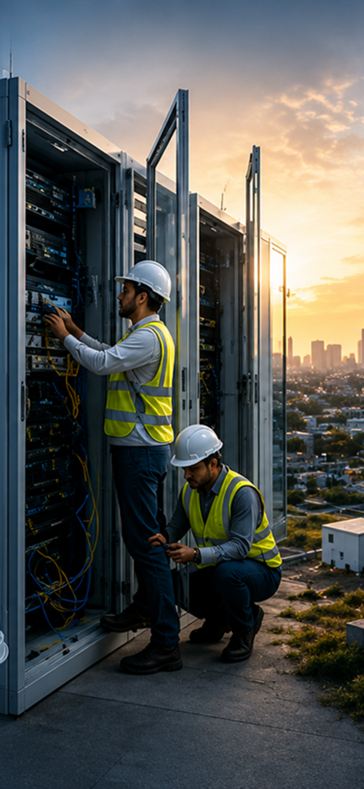 Complete telecom turnkey solutions delivery