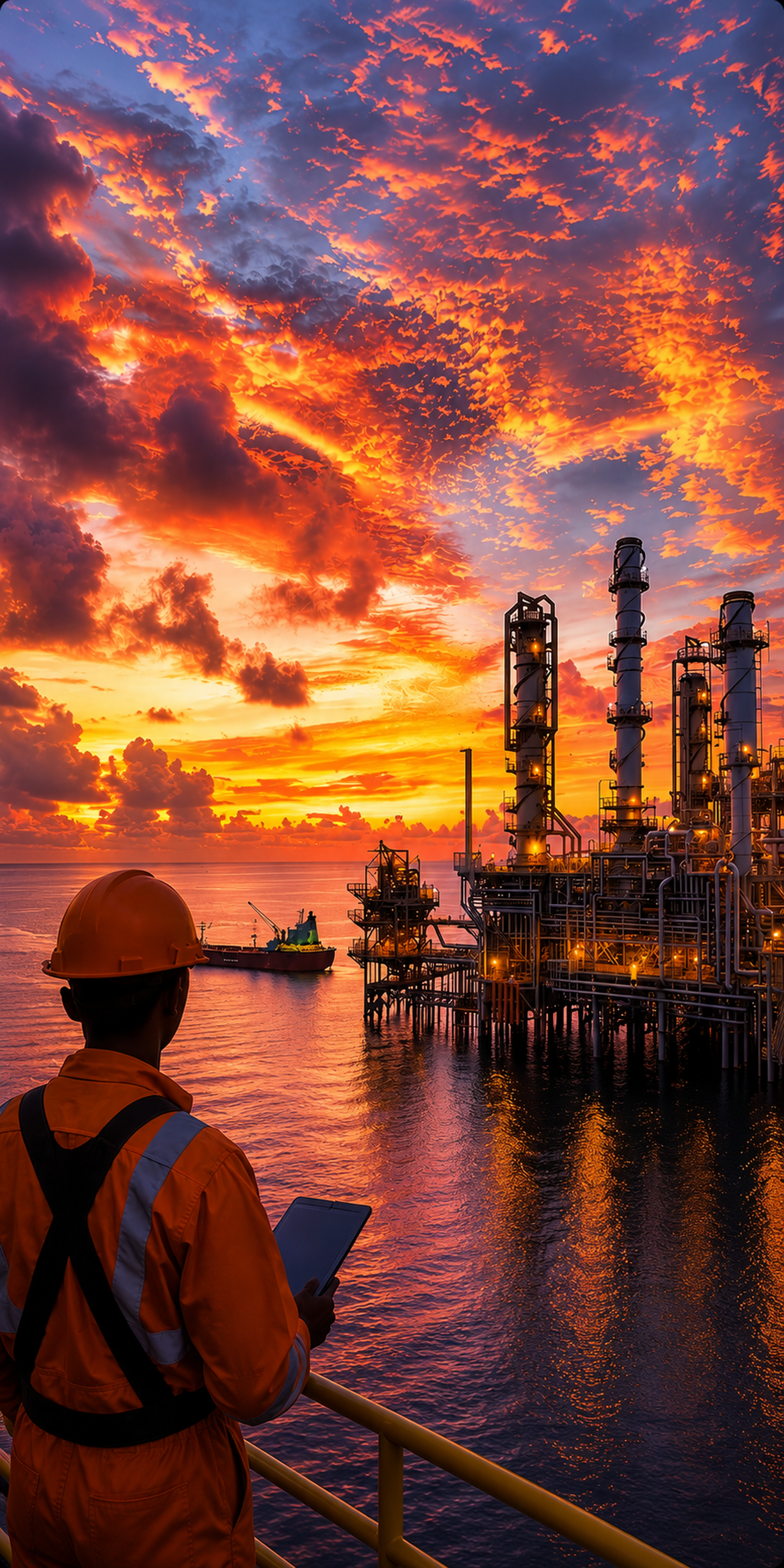Upstream, midstream, and downstream oil and gas operations